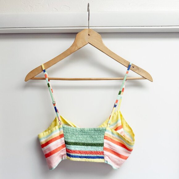 ANTHROPOLOGIE | Striped Linen Crop Top | NWT - Picture 10 of 12